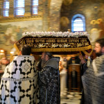В Лавре совершены богослужения с выносом и погребением Плащаницы Спасителя