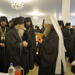 Братия Лавры поздравили священноначалие со Светлой Пасхой