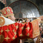 В день Светлого Христова Воскресения Наместник Лавры сослужил Предстоятелю УПЦ