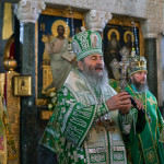 The Vicegerent of the Lavra joined the Primate of the UOC in the Palm Sunday celebration at the Lavra