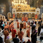 Vicegerent of the Lavra performed the divine service on the Mid-Pentecost feast