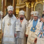 В день юбилея Харьковского Собора Наместник Лавры сослужил Предстоятелю УПЦ