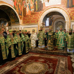 The celebration on the memory day of the venerable Theodosius of the Caves led by the Vicegerent of the Lavra