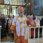 В день отдания праздника Пасхи Наместник Лавры возглавил богослужения