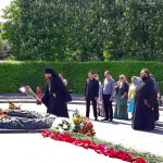 Братия Лавры поздравили ветеранов войны и почтили память почивших