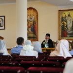 Участие афонского иеромонаха в лаврской молодежной встрече