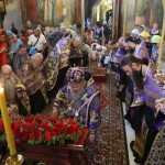 The Vigil of Precious Cross Procession feast and memory Day of Holy Maccabee