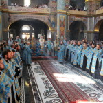 В Почаевской Лавре митрополит Павел сослужил Предстоятелю УПЦ