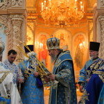 The Vicegerent joined the Primate of the UOC in the service at Pochaev Lavra