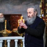 Первосвятитель совершил в Лавре первую в этом году Литургию Преждеосвященных Даров