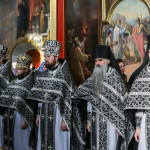 Metropolitan Pavel performed Liturgy of the Presanctified Gifts and moleben to Great Martyr Theodore