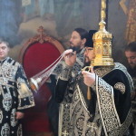 Первосвятитель совершил в Лавре первую в этом году Литургию Преждеосвященных Даров
