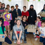 Братия навестили детей в детском распределителе № 1 г. Киева