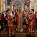 У Лаврі відбулося привітання Предстоятеля УПЦ кліриками Київської єпархії