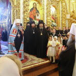 В Лавре состоялось поздравление Предстоятеля УПЦ клириками Киевской епархии