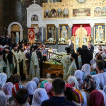 Всенощное бдение накануне дня памяти прп.Агапита возглавил митрополит Павел