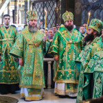 Всенощное бдение накануне дня памяти прп.Агапита возглавил митрополит Павел