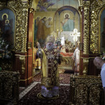 Литургию в Пантелеимоновском монастыре г. Киева возглавил Наместник Лавры