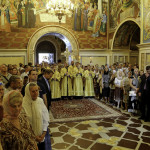 Предстоятель УПЦ очолив Літургію в день віддання свята Преображення Господнього