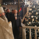 Предстоятель УПЦ возглавил торжества Рождества Христова в Лавре