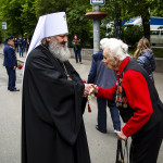 Victory Day celebrated in the Lavra and near it with the prayer