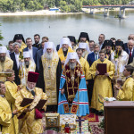 Молебень на Володимирській гірці очолив Митрополит Онуфрій