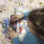Занятие Детской художественной школы при Лавре посвятили зиме