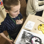На уроках Детской художественной школы осваивали новые виды творчества