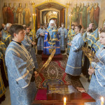 Vicegerent of Lavra performed acathistus chant to Dormition of Theotokos