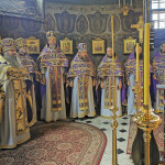 В день установления Евхаристии в Лавре совершены богослужения