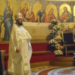 Holy Archimandrite of the Lavra led the celebrations on the Dedication Feast