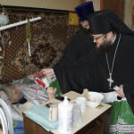 Священнослужителі Лаври відвідали мешканців будинку для людей похилого віку у м. Березані