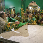 Cвященноархимандрит Лавры освятил храм в честь прп. Агапита Печерского