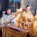 Богослужение Недели святых праотец возглавил Священноархиамандрит Лавры