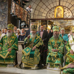 The celebration of venerable Agapitus led by the Head of UOC