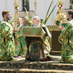 The Head of UOC led solemn services on the Trinity Sunday
