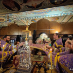 Священноархімандрит Лаври очолив Літургію у Неділю 5-ту Великого посту